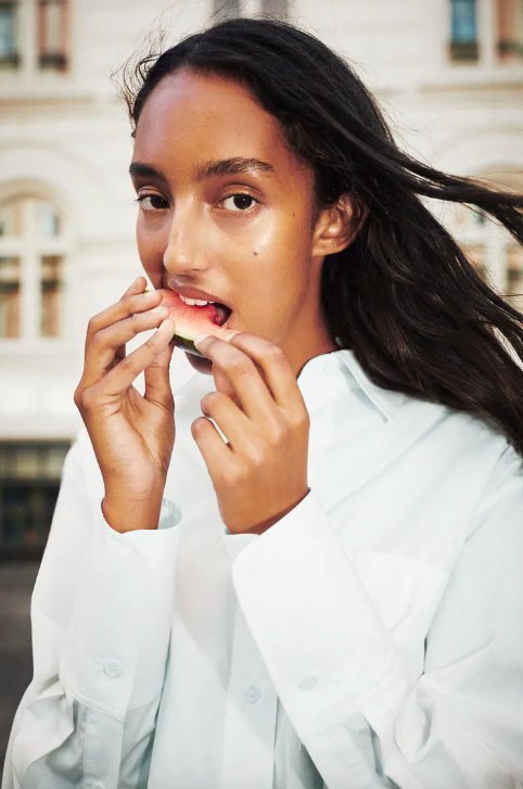 Mona Tougaard w kolekcji ZARA - lato 2020