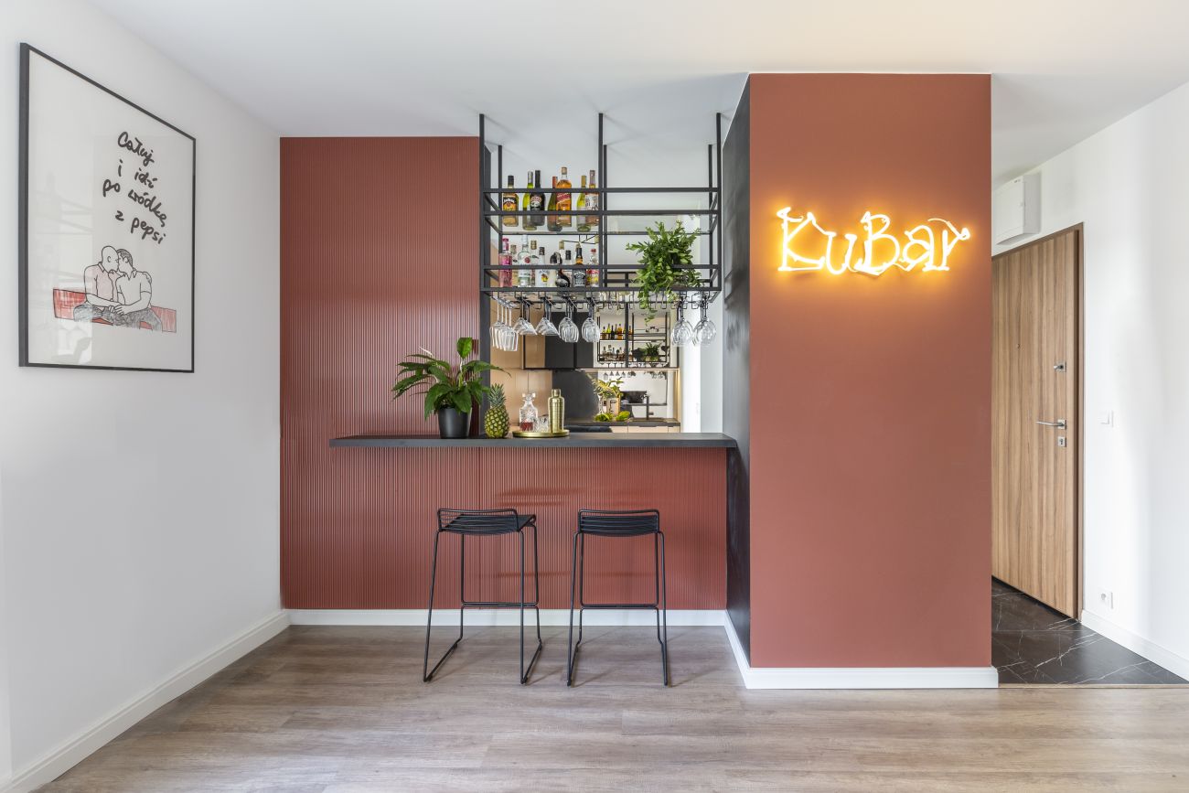 Kawalerka na warszawskiej Woli, projekt: Decoroom