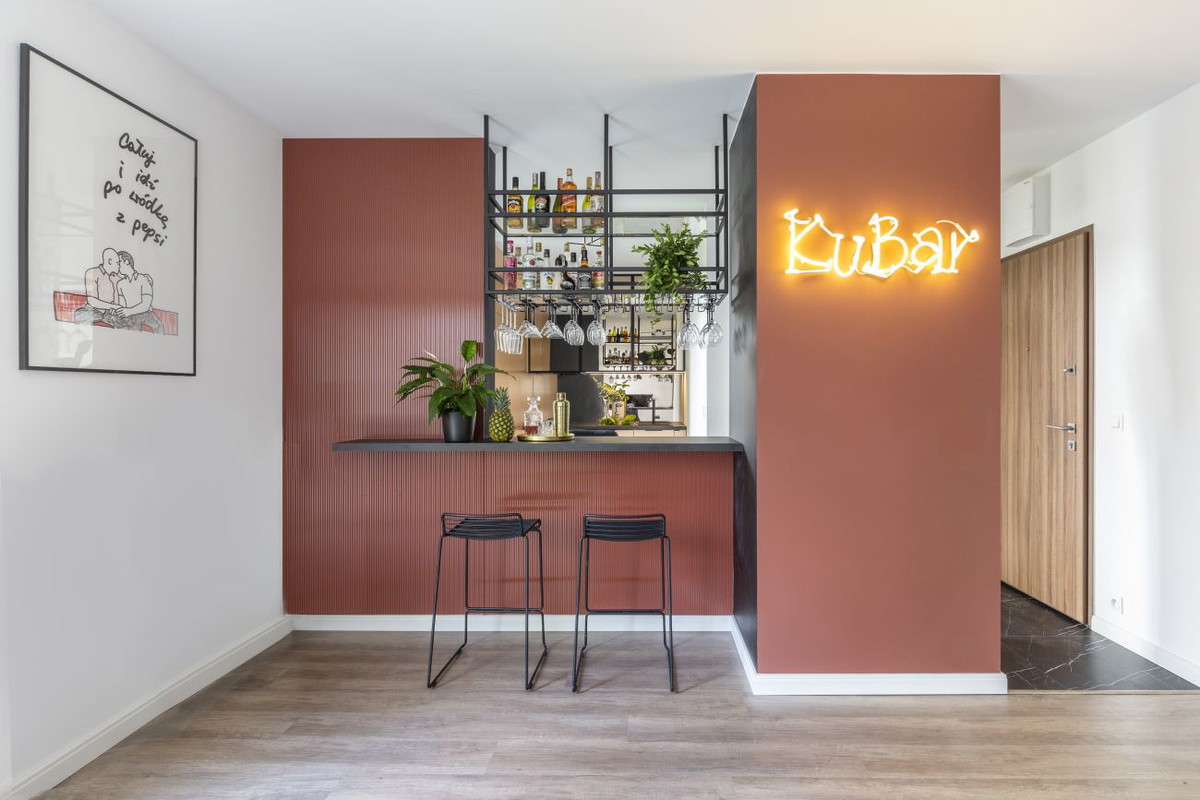 Kawalerka na warszawskiej Woli, projekt: Decoroom