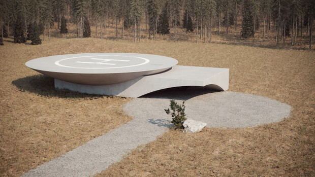 Dom jak bunkier, projekt: Sergey Makhno Architects