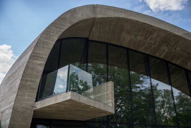 Pawilon Edukacyjny „Kamień”, projekt: eM4 Pracownia Architektury Brataniec