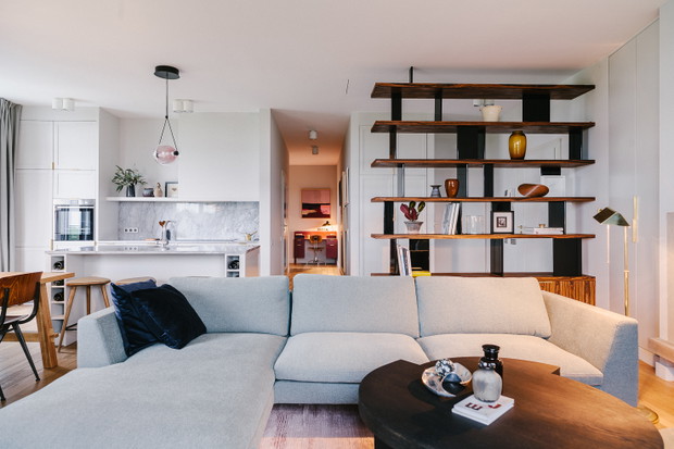 Apartament w Wilanowie, projekt Piotr Paradowski