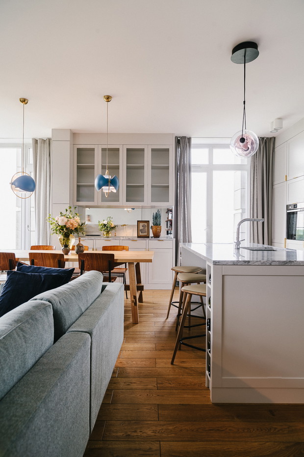 Apartament w Wilanowie, projekt Piotr Paradowski