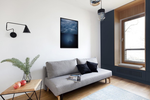 Minimalistyczny apartament w Gdańsku Jelitkowie