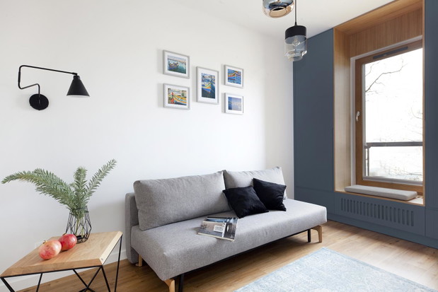 Minimalistyczny apartament w Gdańsku Jelitkowie
