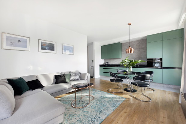 Minimalistyczny apartament w Gdańsku Jelitkowie