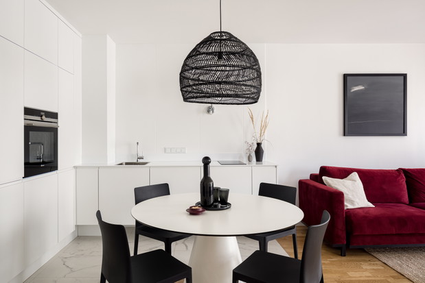 Małe mieszkanie w Łodzi, projekt: 3XEL ARCHITEKCI