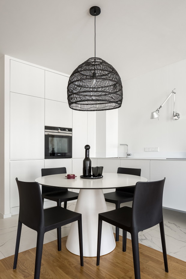 Małe mieszkanie w Łodzi, projekt: 3XEL ARCHITEKCI