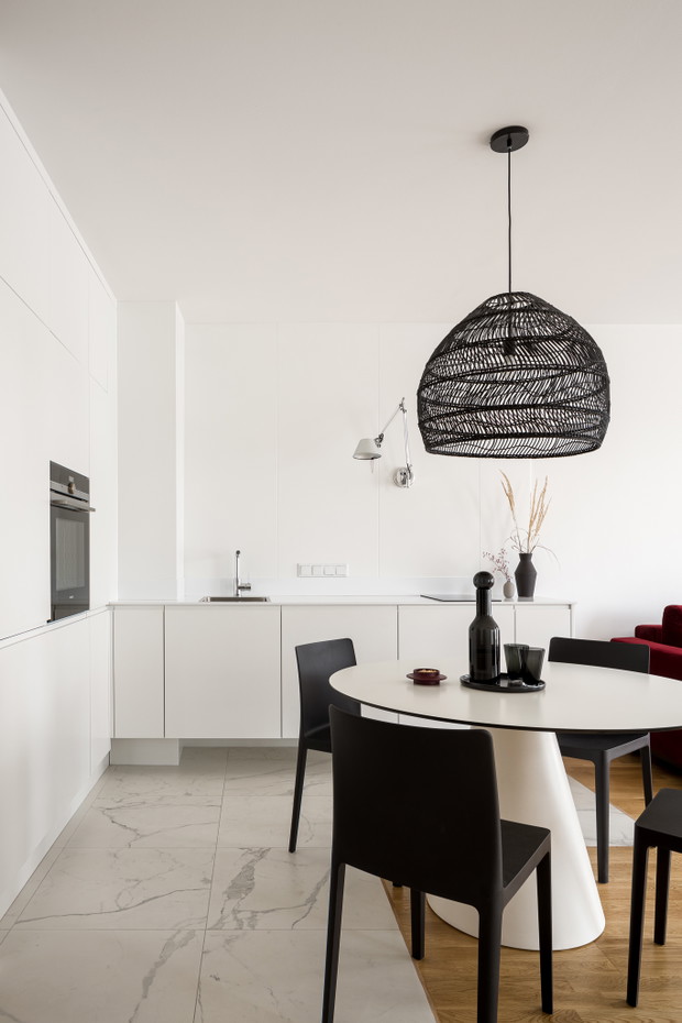 Małe mieszkanie w Łodzi, projekt: 3XEL ARCHITEKCI