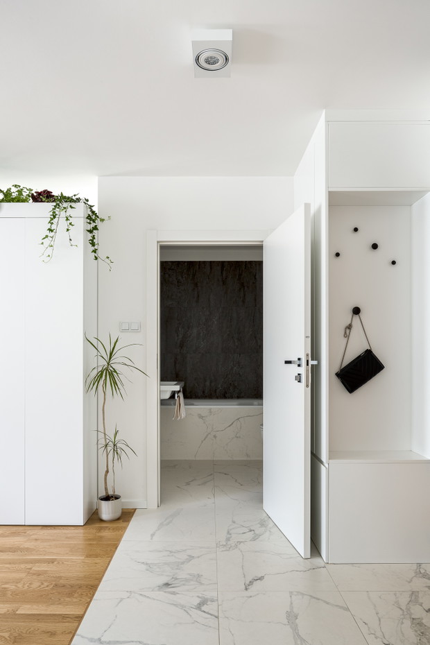 Małe mieszkanie w Łodzi, projekt: 3XEL ARCHITEKCI