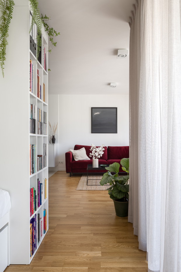 Małe mieszkanie w Łodzi, projekt: 3XEL ARCHITEKCI