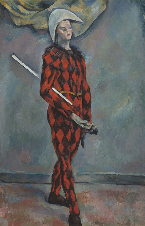 Arlekin, Paul Cézanne