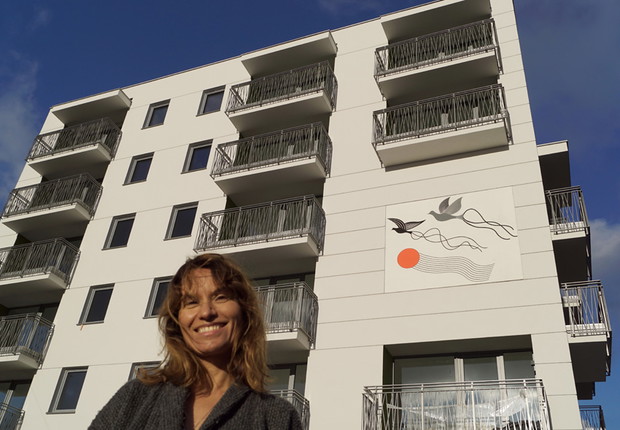 Mural Gołębie, Beata Konarska