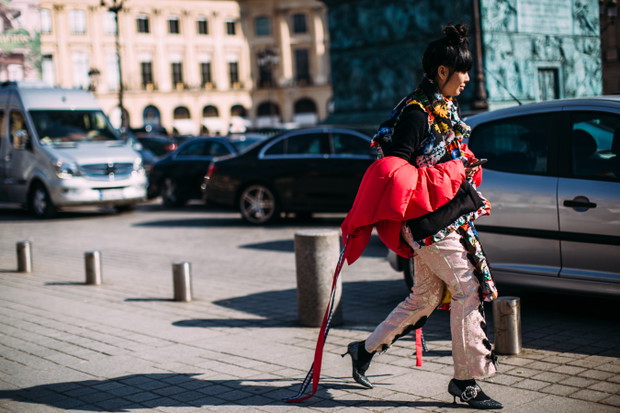 Streetstyle na Paryskim Tygodniu Mody