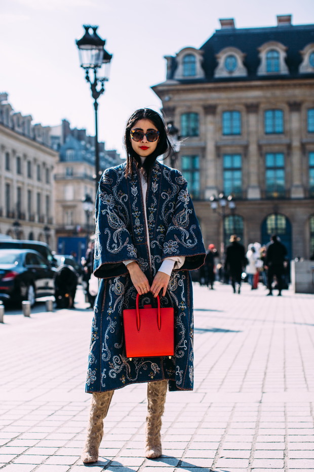 Streetstyle na Paryskim Tygodniu Mody