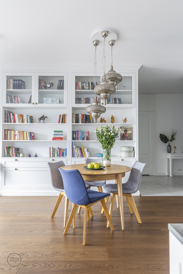 Z orientalnymi akcentami - jasne mieszkanie w Warszawie, projekt: Paulina Piecychna, Pepe Interiors