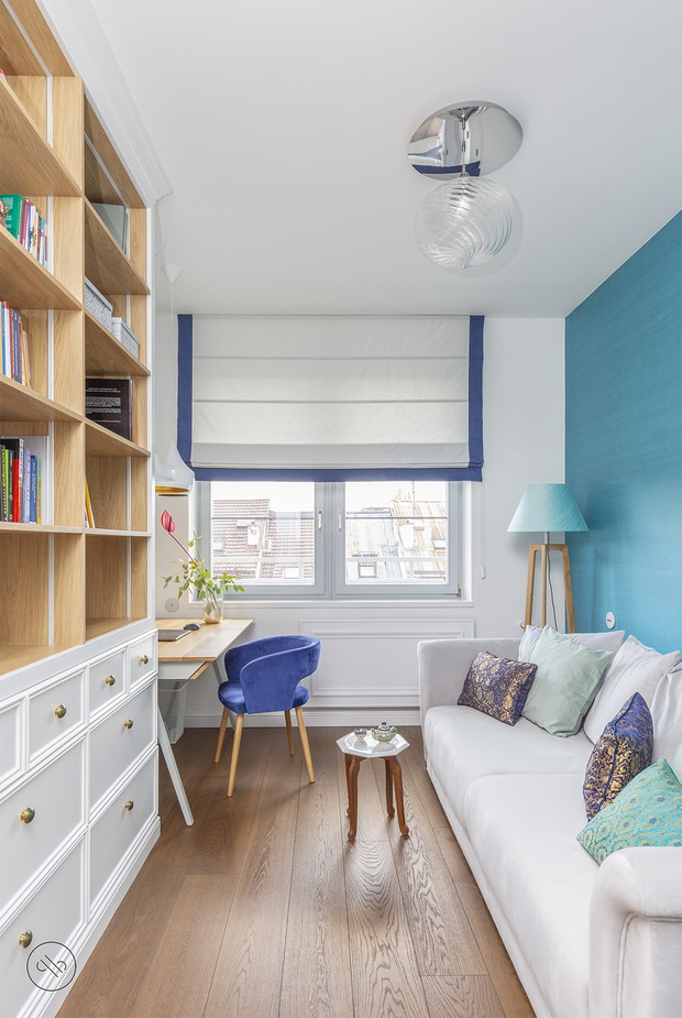 Z orientalnymi akcentami - jasne mieszkanie w Warszawie, projekt: Paulina Piecychna, Pepe Interiors
