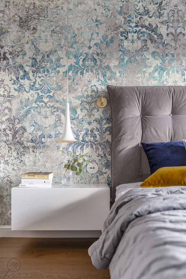 Z orientalnymi akcentami - jasne mieszkanie w Warszawie, projekt: Paulina Piecychna, Pepe Interiors