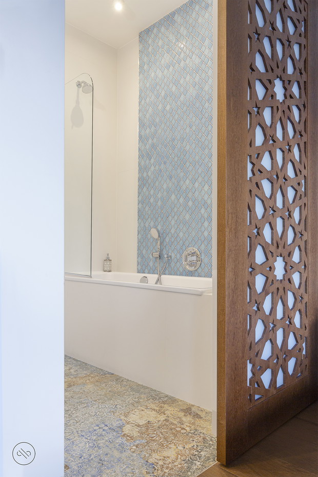 Z orientalnymi akcentami - jasne mieszkanie w Warszawie, projekt: Paulina Piecychna, Pepe Interiors