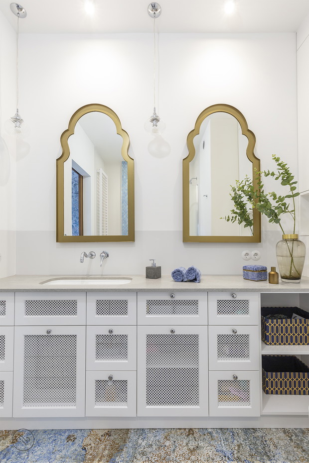 Z orientalnymi akcentami - jasne mieszkanie w Warszawie, projekt: Paulina Piecychna, Pepe Interiors