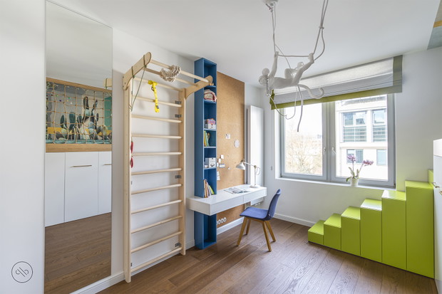 Z orientalnymi akcentami - jasne mieszkanie w Warszawie, projekt: Paulina Piecychna, Pepe Interiors