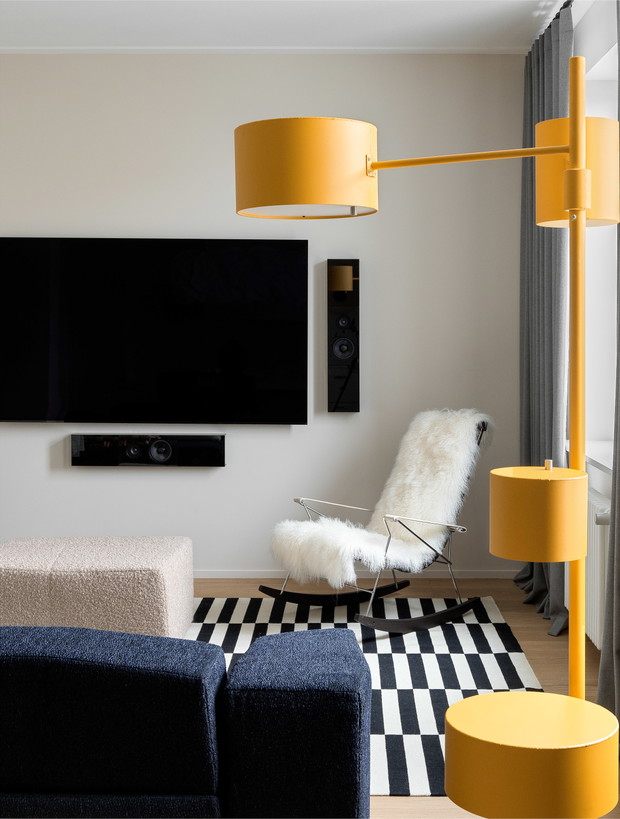 Apartament Wings w Mińsku, projekt: Svetlana Koleda z KOS studio