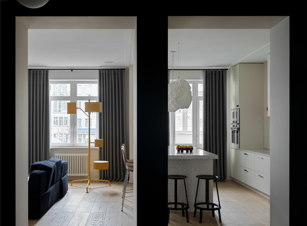 Apartament Wings w Mińsku, projekt: Svetlana Koleda z KOS studio
