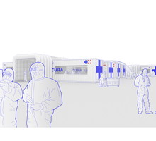 CURA - przenośny szpital dla pacjentów z koronawirusem, projekt: Carlo Ratti Associati
