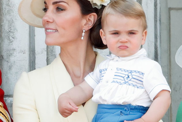 Kate Middleton i książę Louis, 2019 rok.