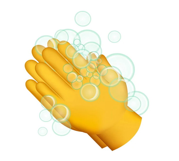 Emoji związane z epidemią koronawirusa, projekt: &Walsh