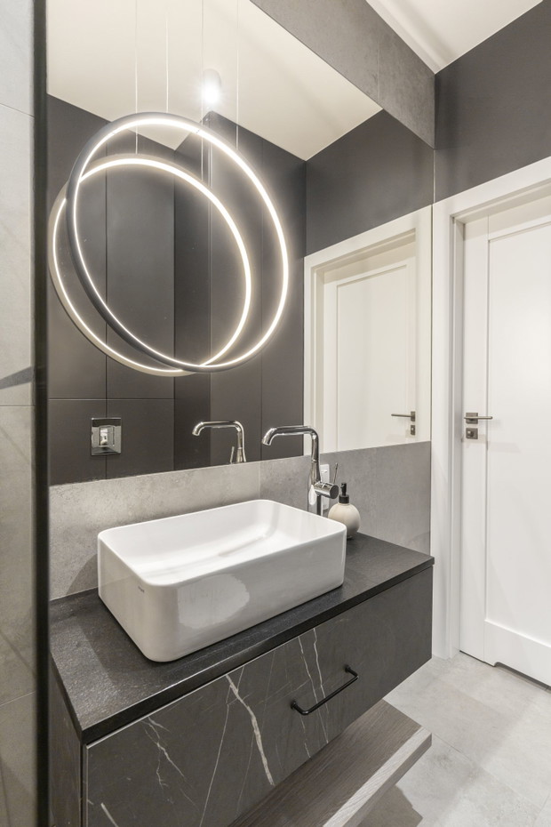 Kawalerka w beżach, projekt Decoroom