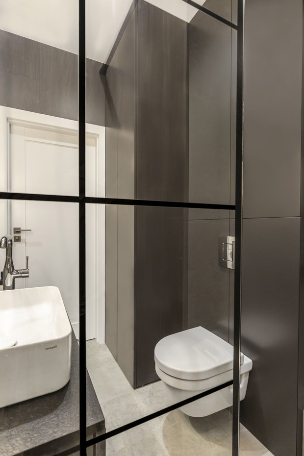 Kawalerka w beżach, projekt Decoroom