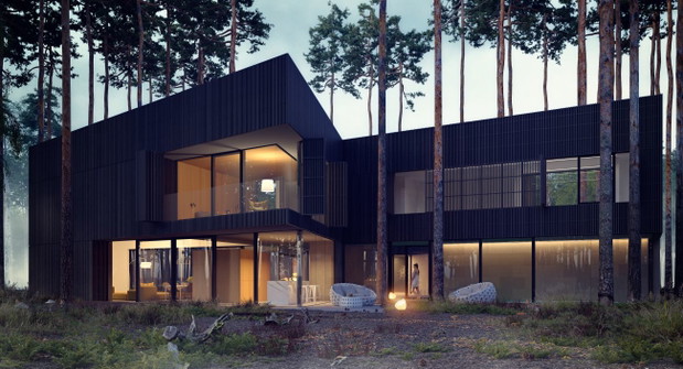 Wind House, projekt: Przemek Olczyk Mobius Architekci