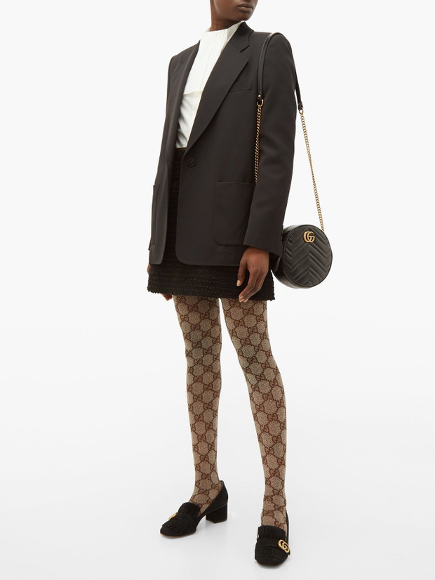 Nr 4: rajstopy z monogramem Gucci
