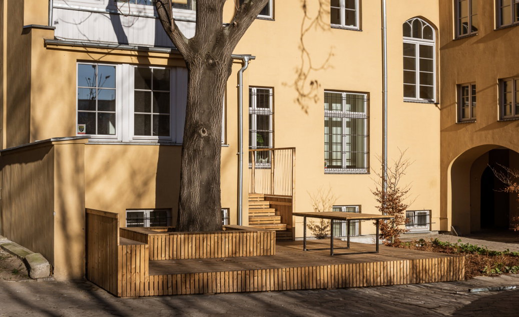Taras sąsiedzki, projekt: MACKÓW PRACOWNIA PROJEKTOWA