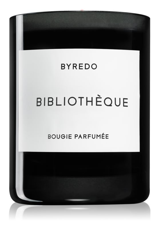 Byredo, świeczka zapachowa Bibliotheque, około 250 zł za słoiczek 250g
