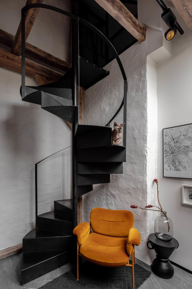 Loft w sercu Warszawy, projekt: Modoso