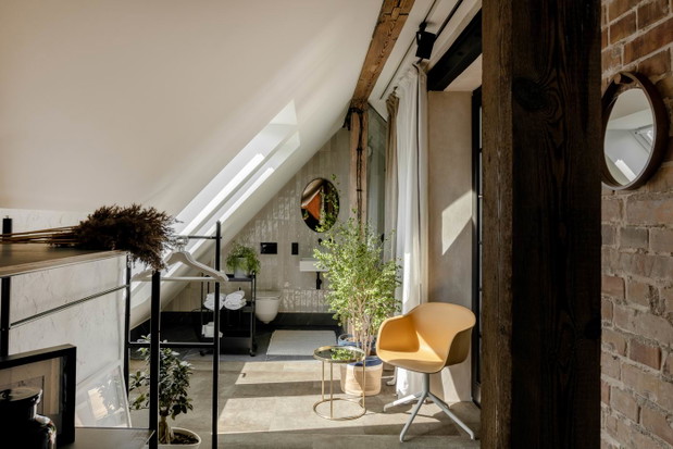 Loft w sercu Warszawy, projekt: Modoso