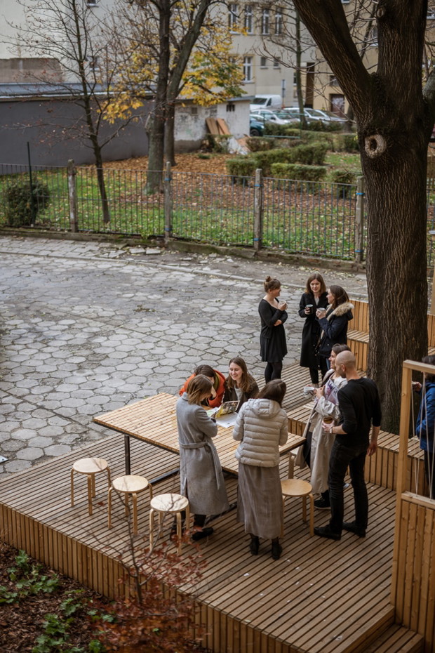 Taras sąsiedzki, projekt: MACKÓW PRACOWNIA PROJEKTOWA