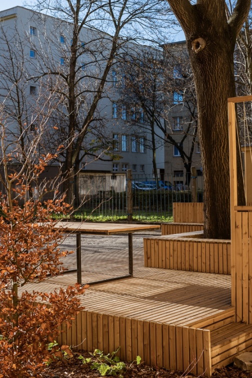 Taras sąsiedzki, projekt: MACKÓW PRACOWNIA PROJEKTOWA