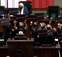 Zamieszki obrad sejmu, zakaz aborcji