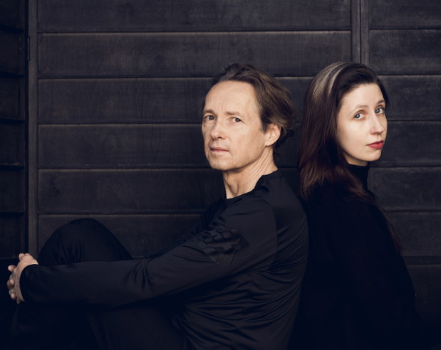 Wojtek Wieteska i kuratorka projektu PARADISE 101 - Ania Diduch