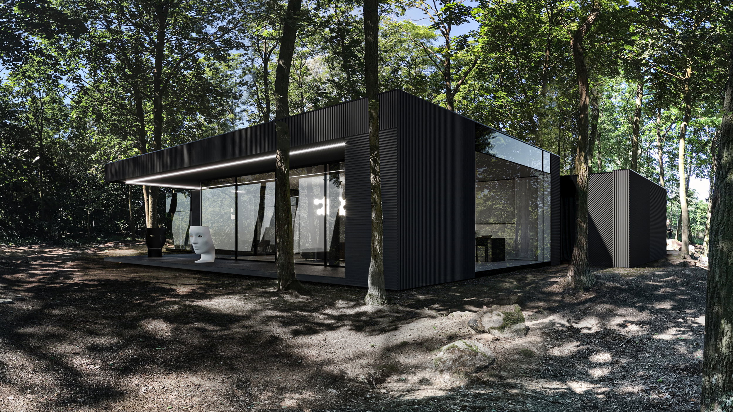 RE: DARK HOUSE, projekt Marcin Tomaszewski, pracownia REFORM Architekt