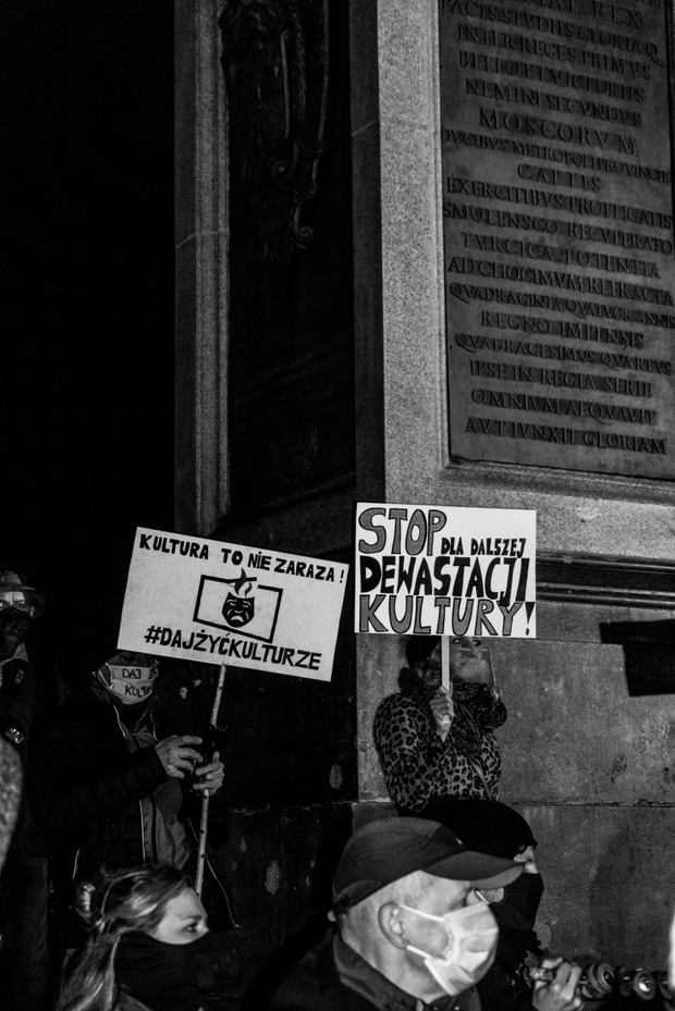 „Daj żyć kulturze” - protesty środowisk artystyczno-kreatywnych zawładnęły dziś Polską