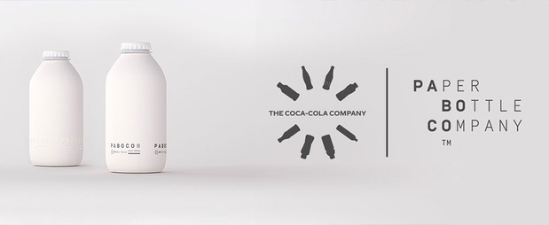 Papierowa butelka od Coca-Cola