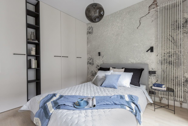 35 metrów kwadratowych przy Grzybowskiej w Warszawie, projekt wnętrza: Architekt wnętrz Ula Matthews, Decoroom, projekt kuchni i zabudowy meblowej: Architekt wnętrz Katarzyna Fotek, Decoroom