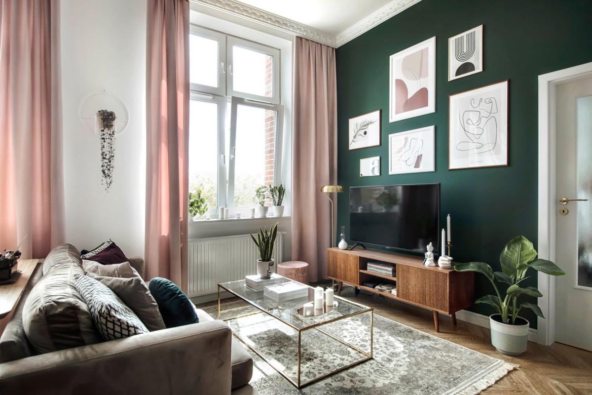 Mieszkanie we Wrocławskiej kamienicy, projekt: Aleksandra Bartoszuk, BOLD Design