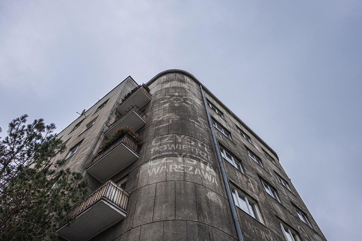 Mural innogy Clean Art przy ul.Puławskiej 30