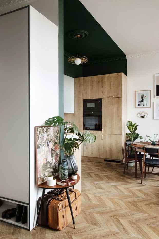 Mieszkanie we Wrocławskiej kamienicy, projekt: Aleksandra Bartoszuk, BOLD Design