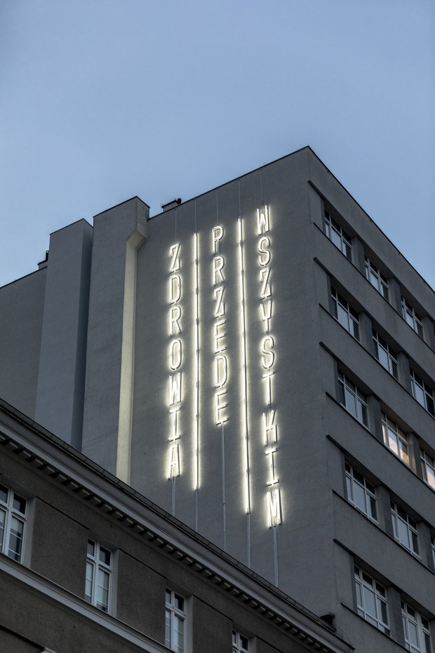 Zdrowia przede wszystkim - neon od Traffic Design